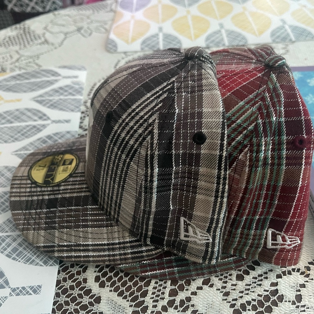 New Era Black and Red Fitted Hat